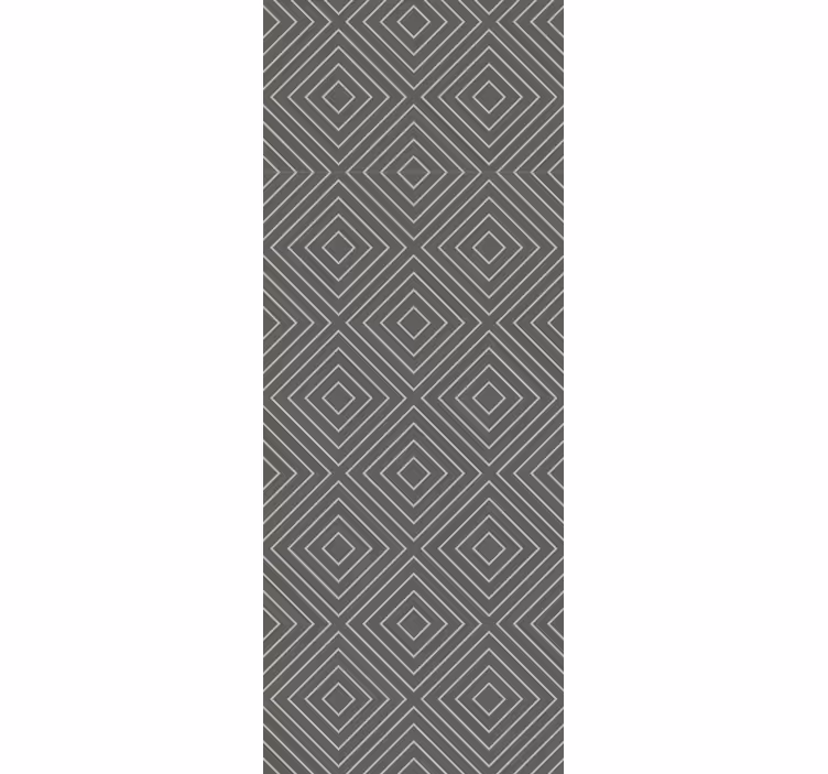 Deimantinis geometrinis geometrinis raštų tapetas - „Tenstickers“