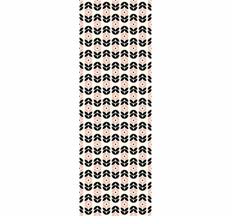 Geometrinis žiedlapio motyvas ornamentinės tapetos - „Tenstickers“