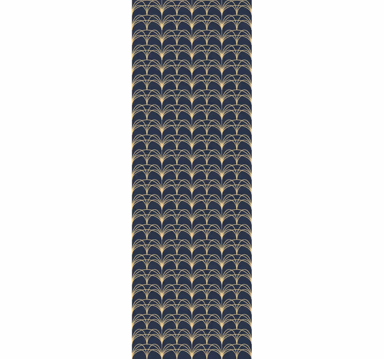 Art deco arkos geometrinis raštų tapetas - „Tenstickers“