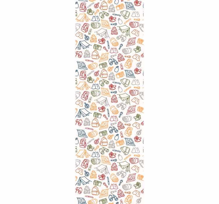 Stovyklavimo piešinėliai meno tapetas - „Tenstickers“