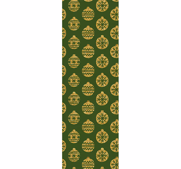 šventinio ornamento raštas kalėdų tapetas sienoms - „Tenstickers“