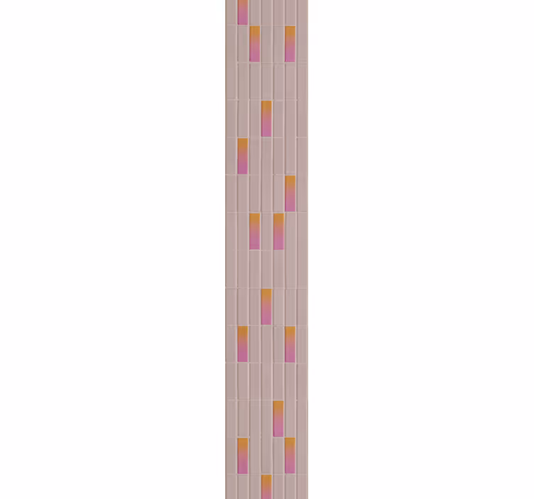 Kawaii stiliaus pastelinių spalvų plytelių tapetai - „Tenstickers“