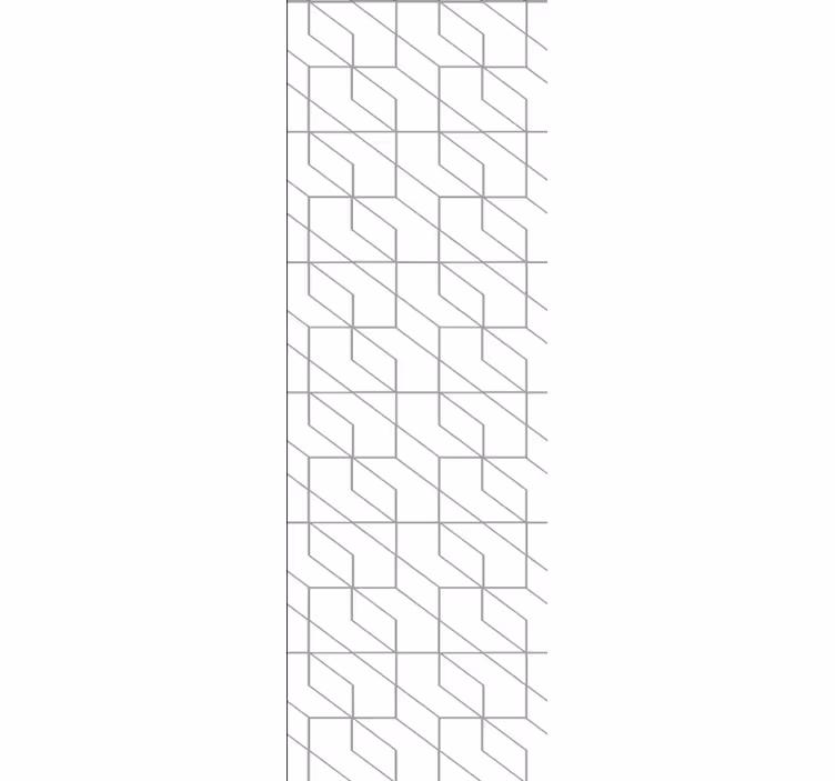 Stilingas raštuotas dizainas geometrinis raštų tapetas - „Tenstickers“