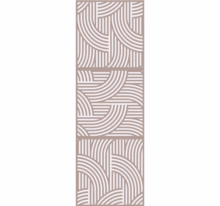 Geometrinių boho raštų plytelių tapetai - „Tenstickers“