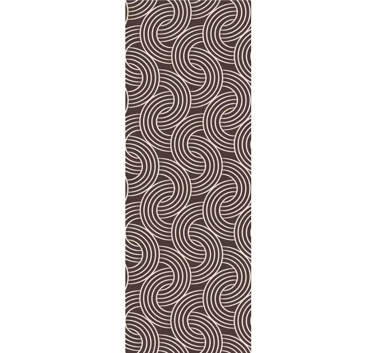 Spiralinės linijos raštas geometrinis raštų tapetas - „Tenstickers“
