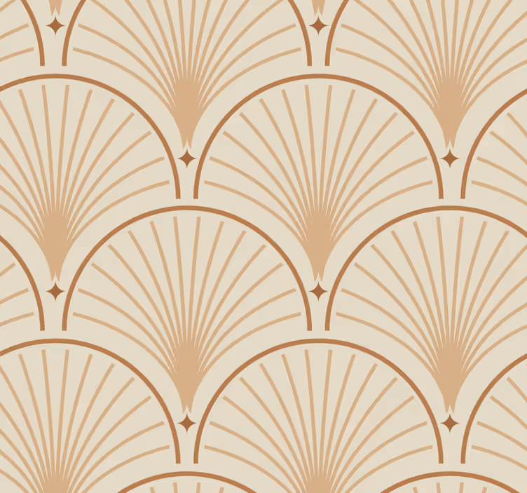 Art deco modelis klasikiniai tapetai - „Tenstickers“