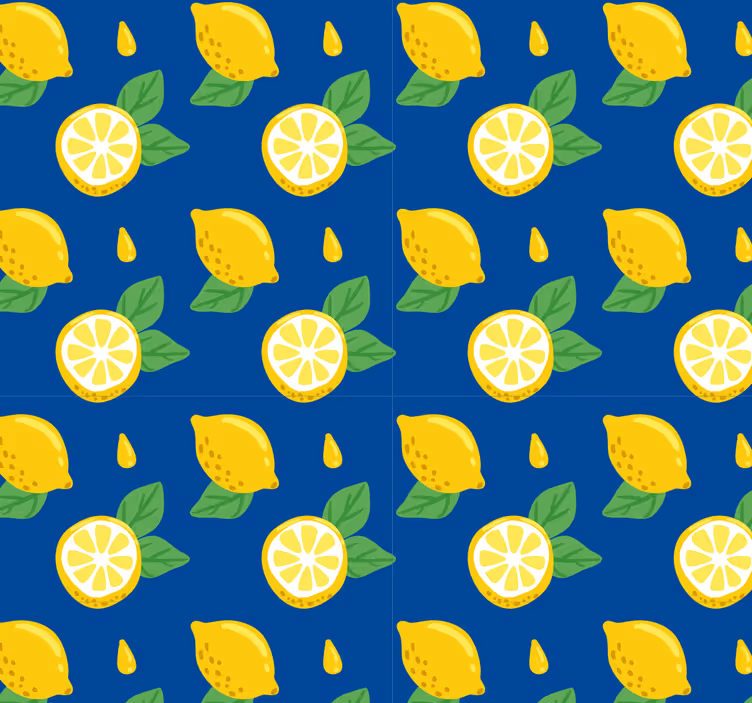 Citrusinio rašto dizainas gamtos sienos tapetas - „Tenstickers“
