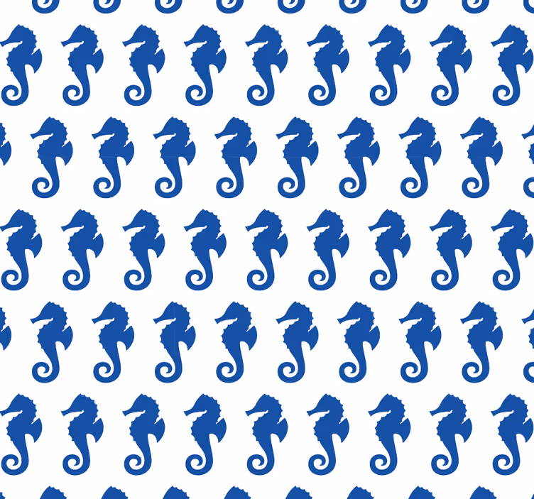 Jūrų arkliuko raštas gyvūnų tapetai - „Tenstickers“