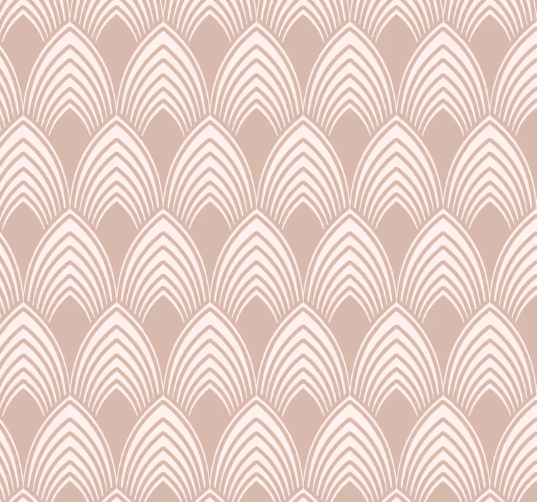 Senovinis geometrinis dizainas rožinis spalvos tapetas - „Tenstickers“