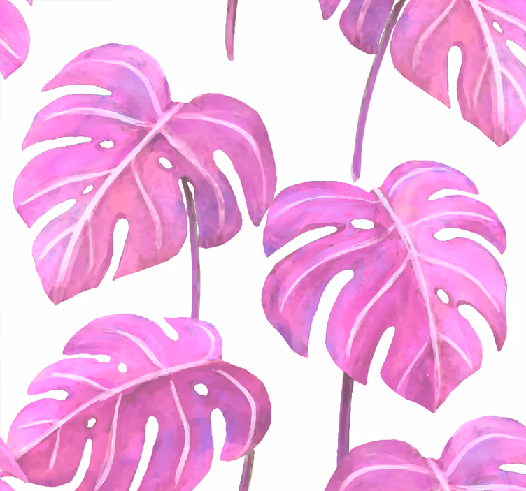 Monstera deliciosa lapų tapetas - „Tenstickers“