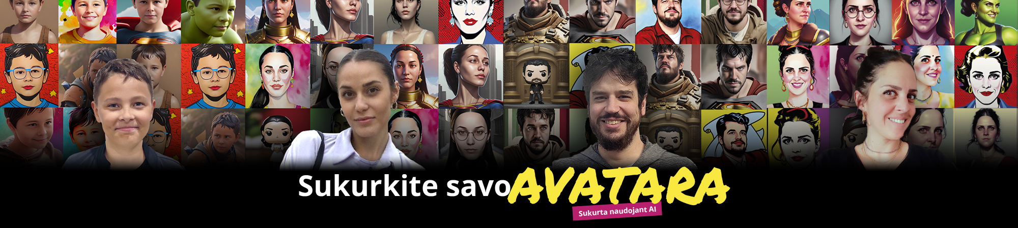 Sukurkite savo avatarą