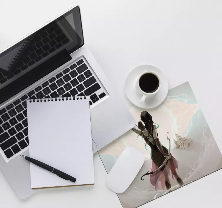 Elfa anime vinilo pelės kilimėlis - „Tenstickers“