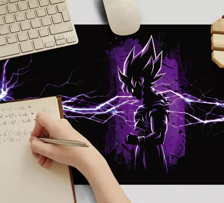 „goku super saiyan“ anime pelės klaviatūra - „Tenstickers“