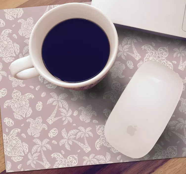 Havajų vėžlio ir palmių pelės kilimėlis - „Tenstickers“