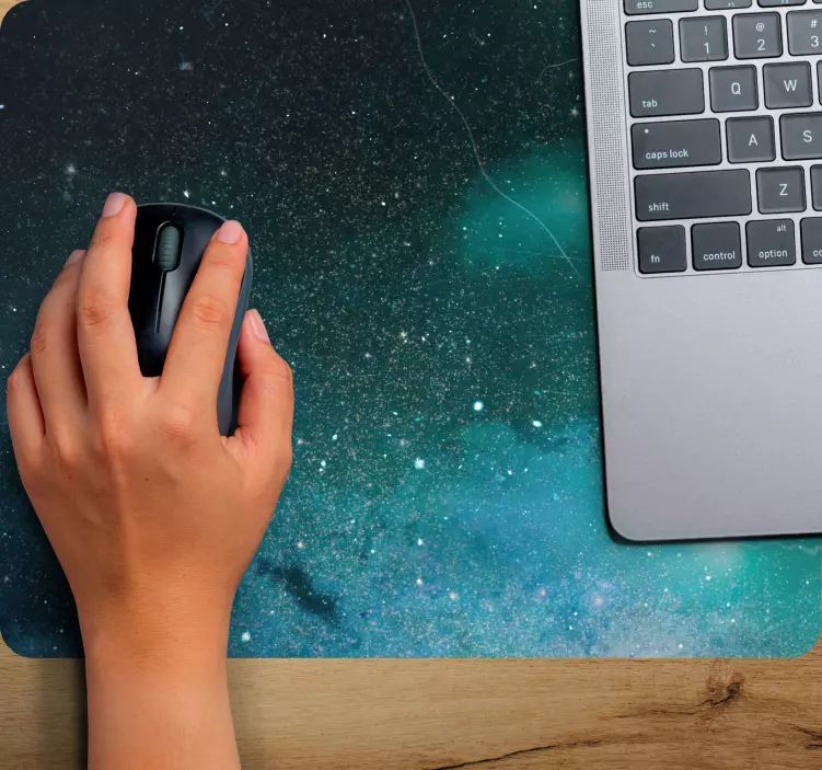 Kosminių žvaigždžių dulkių vaizdas žaidimų peles kilimėlis - „Tenstickers“