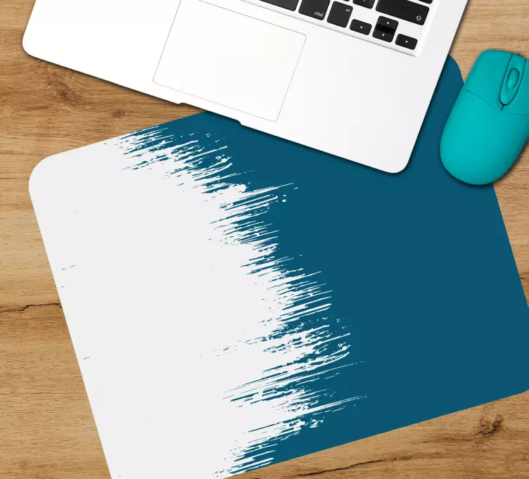 Mėlyni dažai originalus pelės kilimėlis - „Tenstickers“