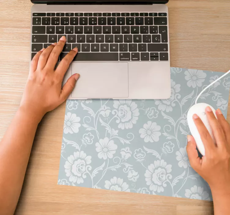 "močiutės prašmatnus" gėlių raštų pelės stalo padekliukai raštai - „Tenstickers“