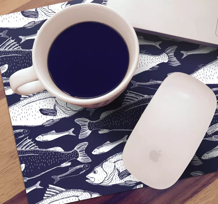 Po jūros žuvimis žuvies pelės kilimėlis - „Tenstickers“