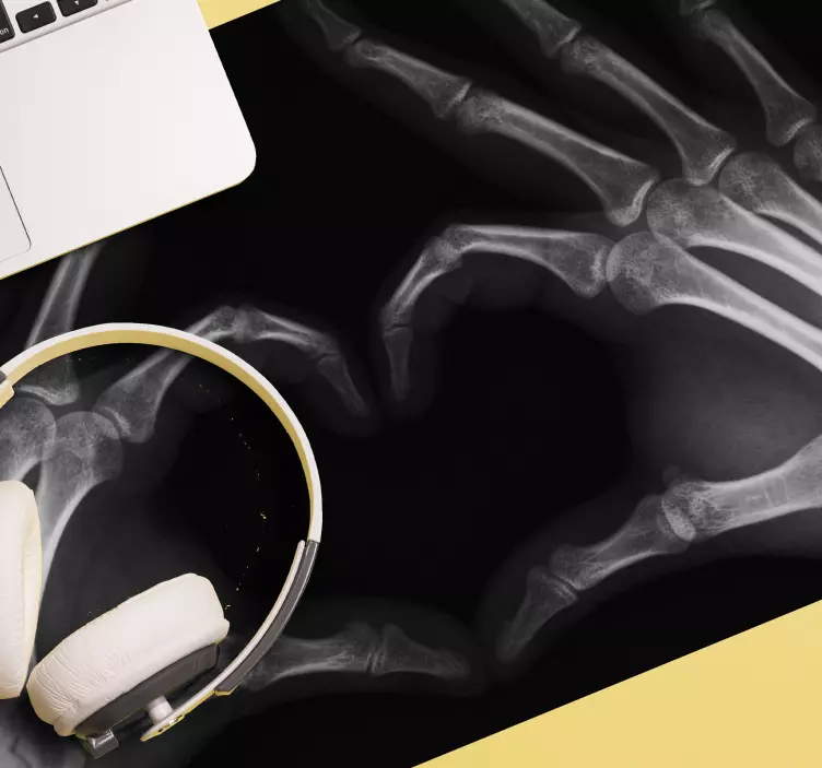 Rentgeno ranka originalus pelės kilimėlis - „Tenstickers“