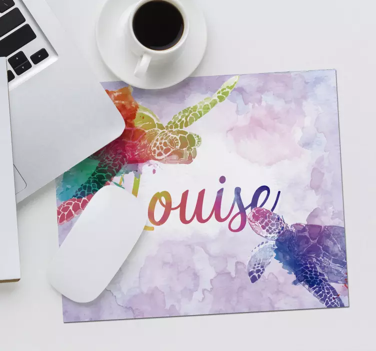 Spalvingi vėžliai su vardu pelės kilimėlis - „Tenstickers“