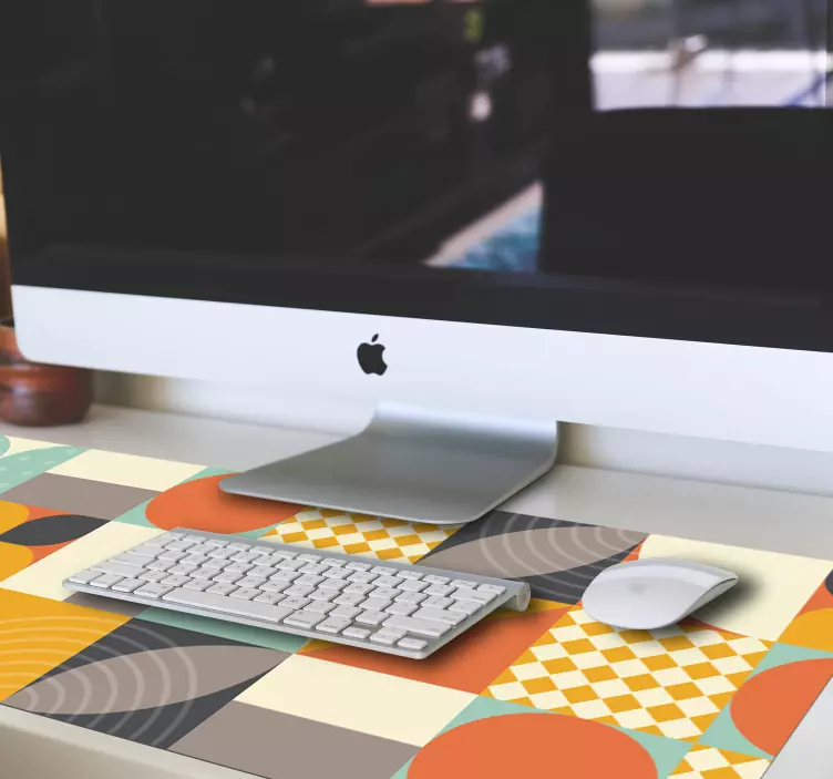 Spalvoti geometriniai figūros pelės kilimėliai - „Tenstickers“