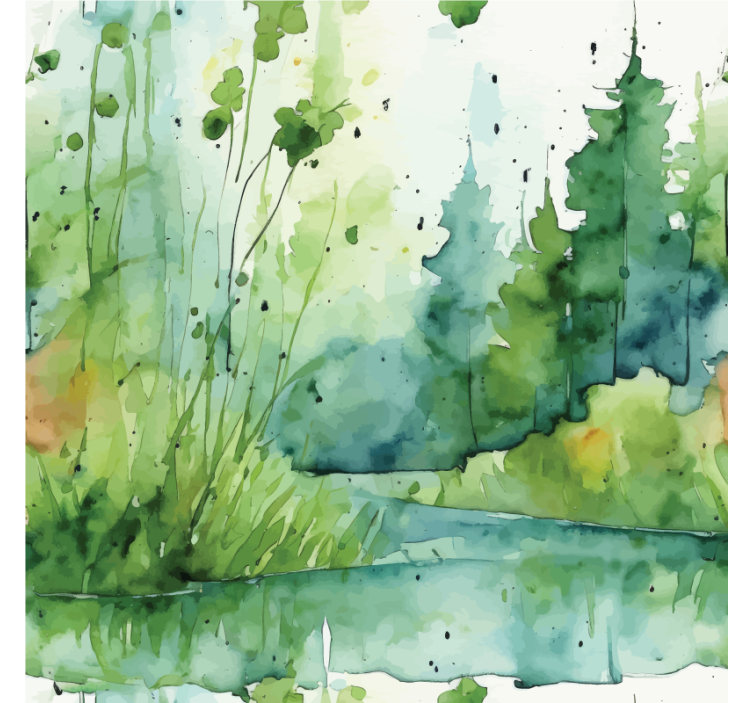 Abstrakti pelkė zaliuzes vonios kambariui - „Tenstickers“