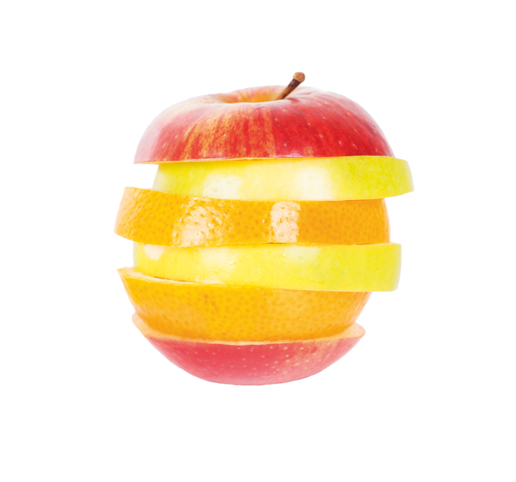 Supjaustytas obuolys Roletai virtuvei - „Tenstickers“