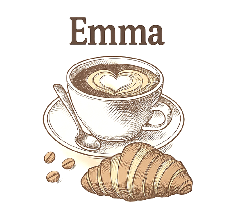 Suasmenintas kavos dizainas Roletai virtuvei - „Tenstickers“