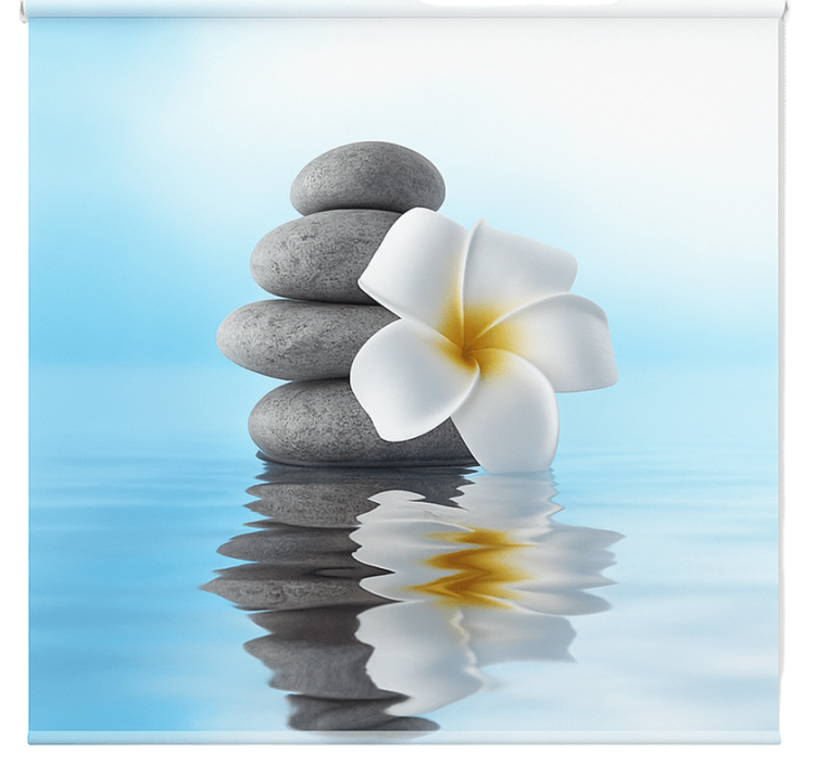 Zen permatoma mėlyna zaliuzes vonios kambariui - „Tenstickers“