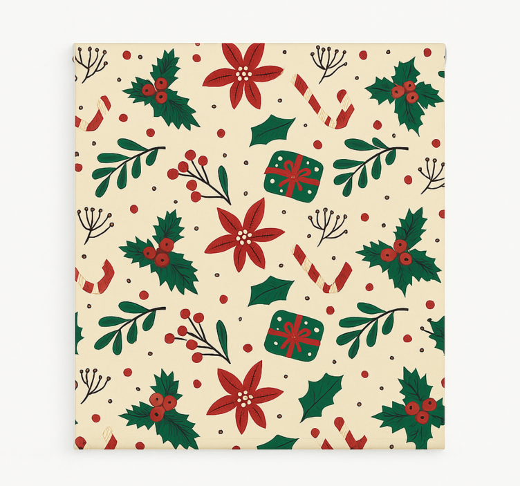 Raudonų ornamentų miškas Roletai svetainė - „Tenstickers“