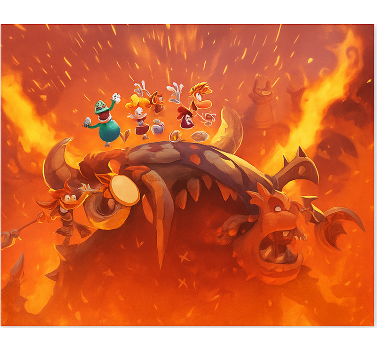 Ugninga pergalė prieš pabaisą Roletai moksiukas - „Tenstickers“