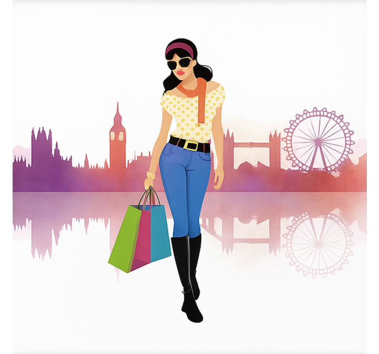 Londonietė miesto mergina Roletai paaugliškas - „Tenstickers“