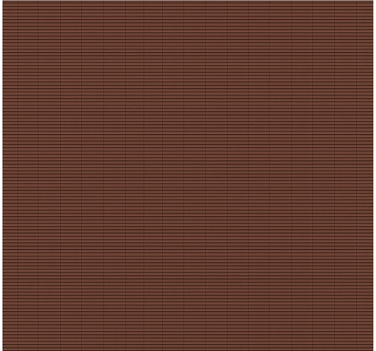 šokolado rudos spalvos bambuko efektas Roletai valgomasis - „Tenstickers“