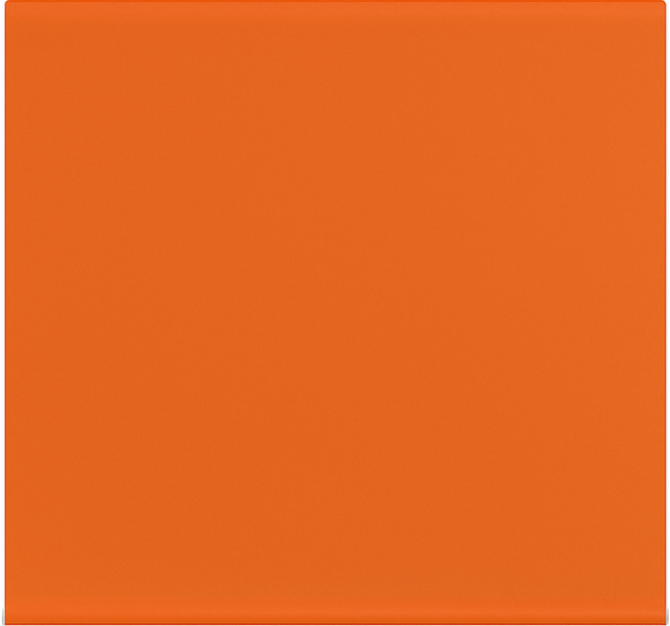 Degintos oranžinės spalvos monospalvis Roletai valgomasis - „Tenstickers“