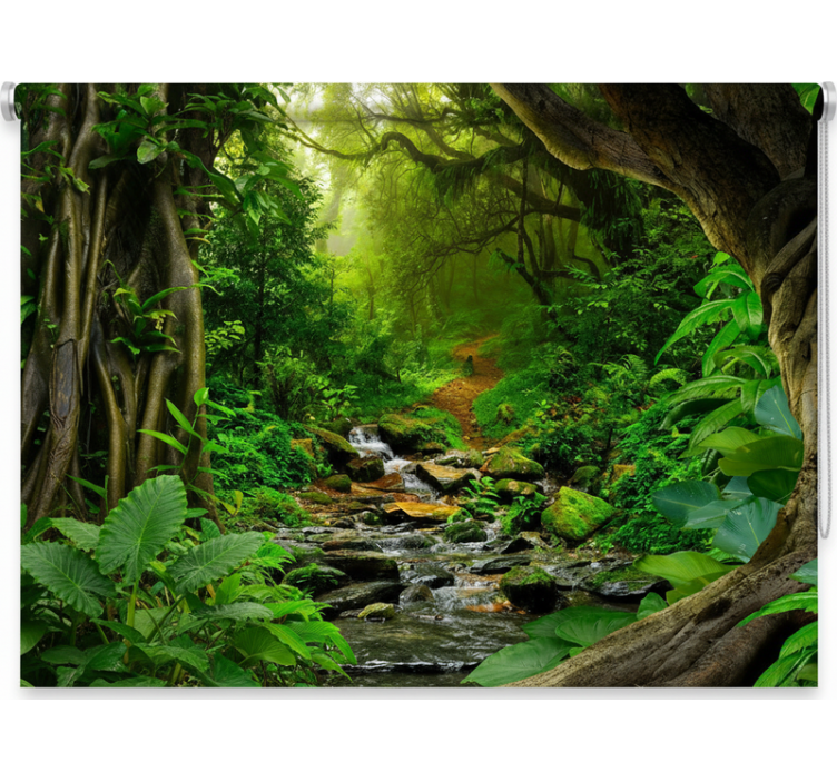 Roletai medžiai tropikų miško oazė - „Tenstickers“