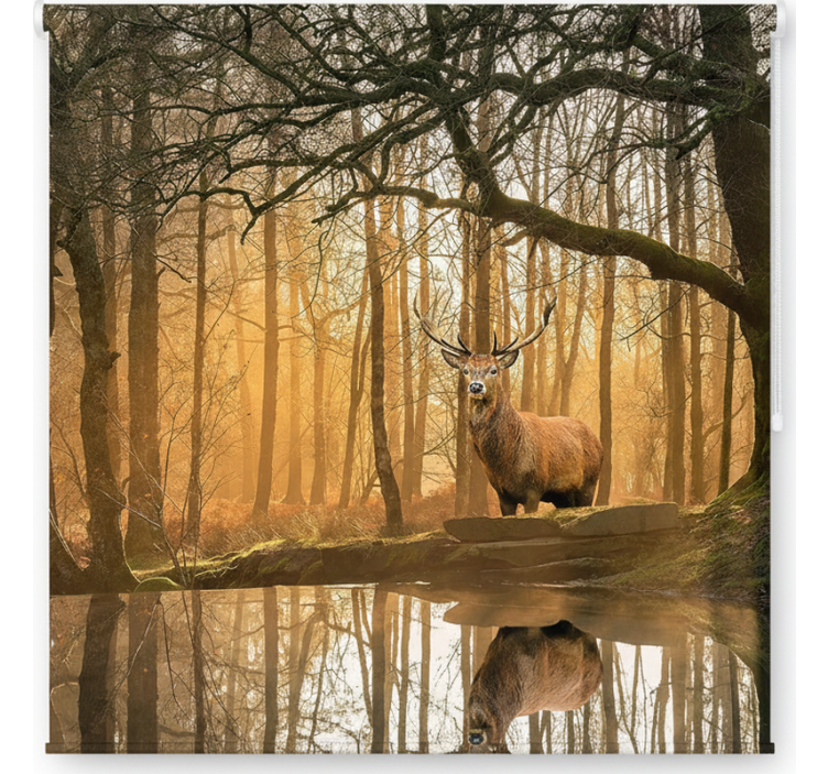 Roletai medžiai auksinis elnias ežeras - „Tenstickers“