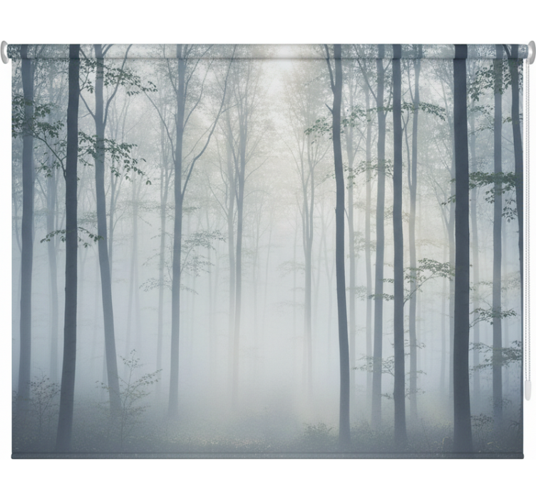 Roletai medžiai rūko atmosfera - „Tenstickers“