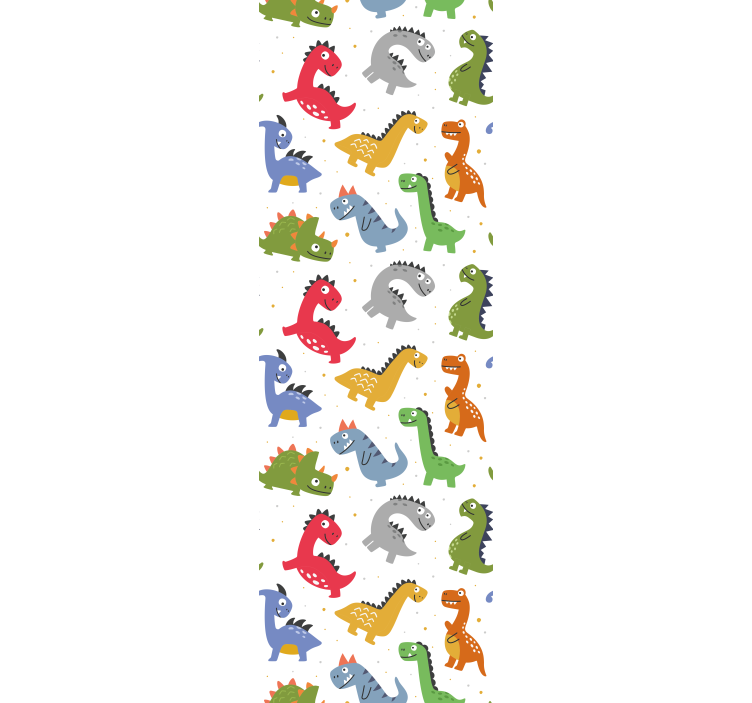 Roletai vaikų kambariui mieliems dinozaurams - „Tenstickers“