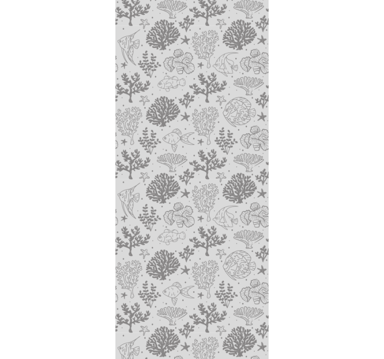 Roletai vaikų kambariui su senoviniu jūrų gyvūnų raštu - „Tenstickers“