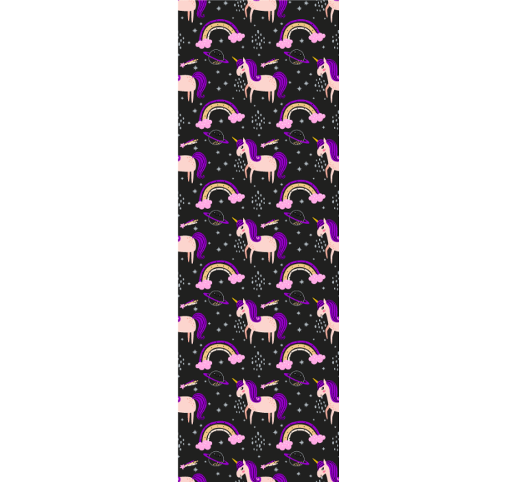 Roletai vaikų kambariui meniniai vienaragiai - „Tenstickers“