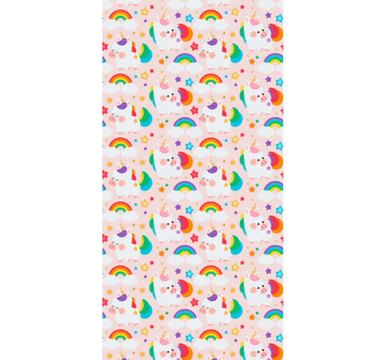 Roletai vaikų kambariui spalvingi arkliai - „Tenstickers“