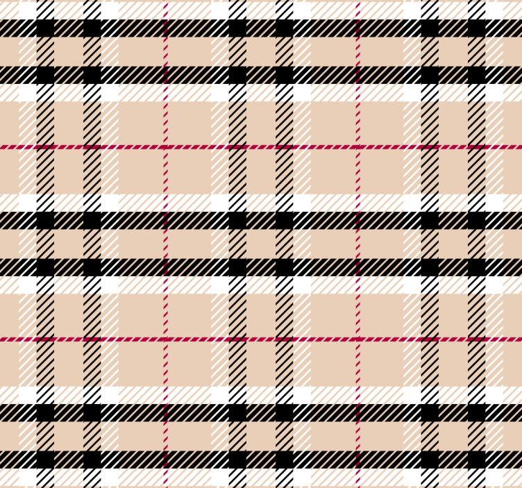 Roletai rožinis burberry tartanas - „Tenstickers“