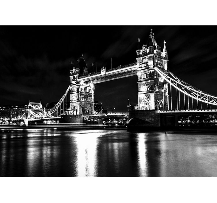 Roletai juoda londono tilto naktis - „Tenstickers“