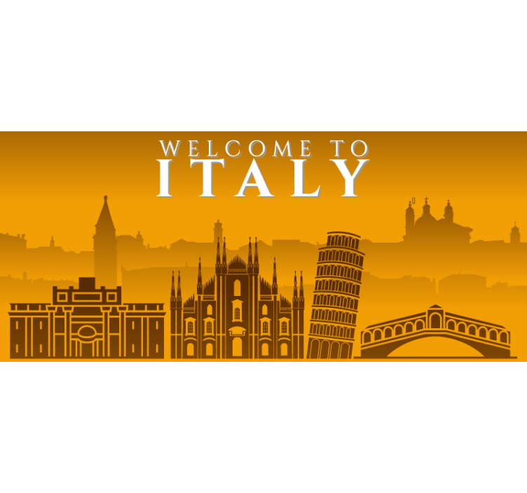 Roletai geltona italijos panorama - „Tenstickers“