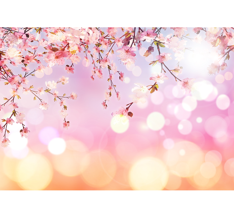 Roletai rožinis sakura 3d - „Tenstickers“