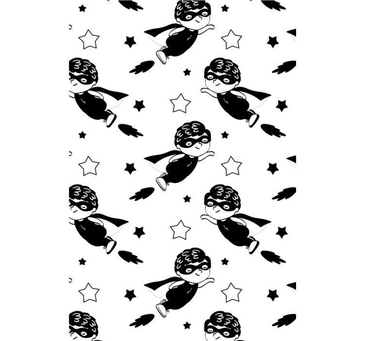 Superherojaus skrydžio modelis Roletai vaiku kambariui - „Tenstickers“