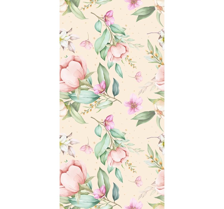 Originalus gėlių dizaino balkono roletas - „Tenstickers“