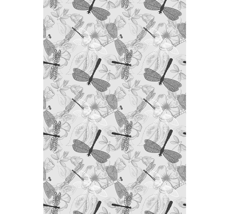 Roletai gėlės ir augalai vabalai ir gėlės - „Tenstickers“