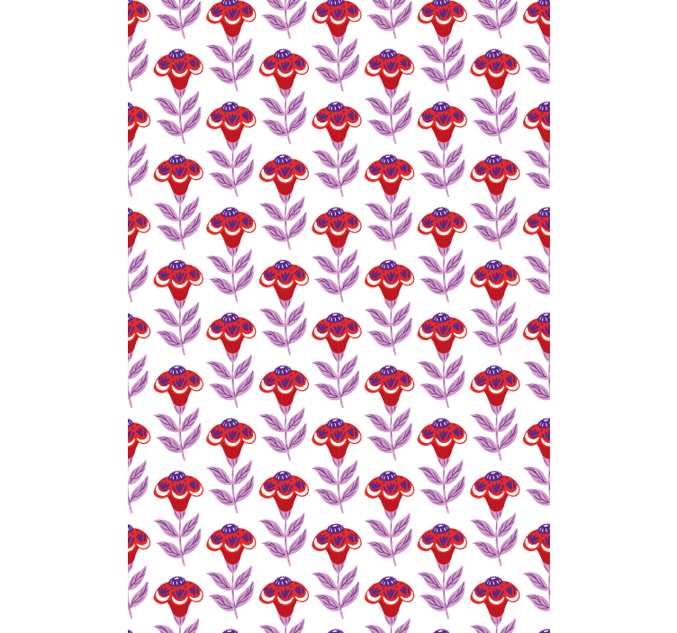 Ryški gėlių tema Roletai gėlės ir augalai - „Tenstickers“