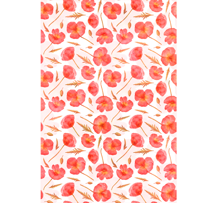 Subtilūs gėlių raštai Roletai gėlės ir augalai - „Tenstickers“